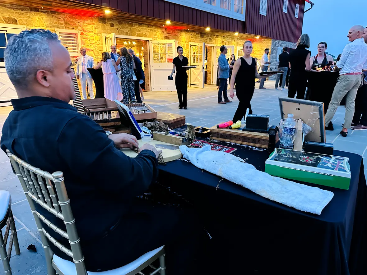 A Tudor evening at a Lancaster County barn